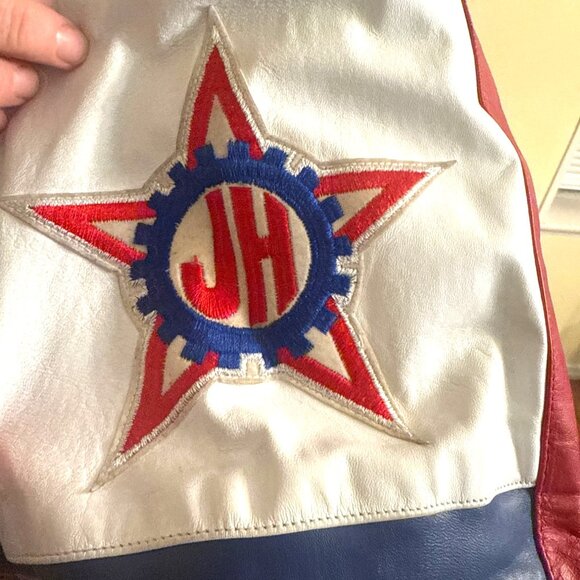 1994 NHL Rangers Stanley Cup Champions Jacket XL Jeff Hamilton Coat Black/Red - Picture 10 of 16